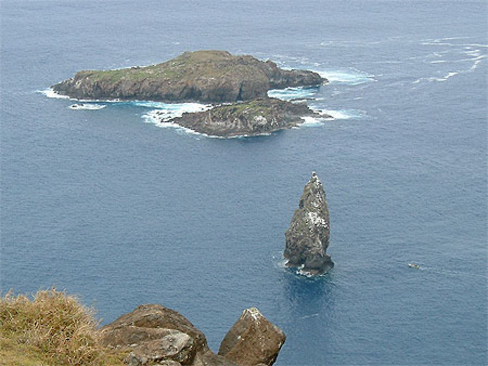 Les trois Motus de l'île de Pâques