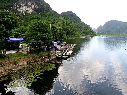 Trang An l'embarcadère