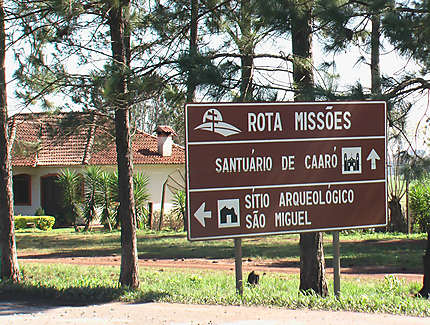 Fléchage des Missions Guaranis