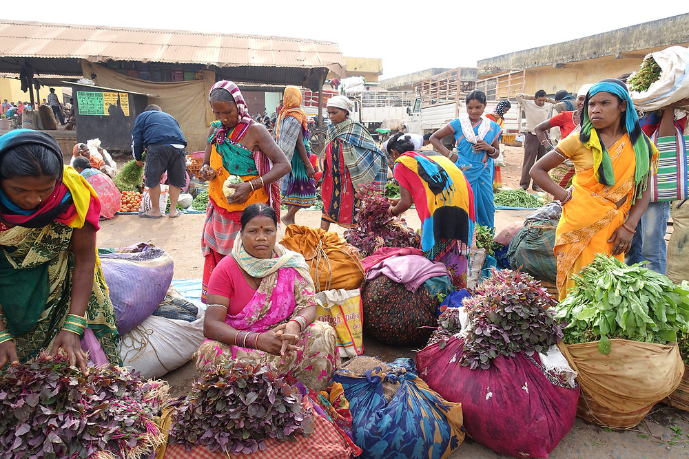 Marché de Jagdalpur, district de Bastar