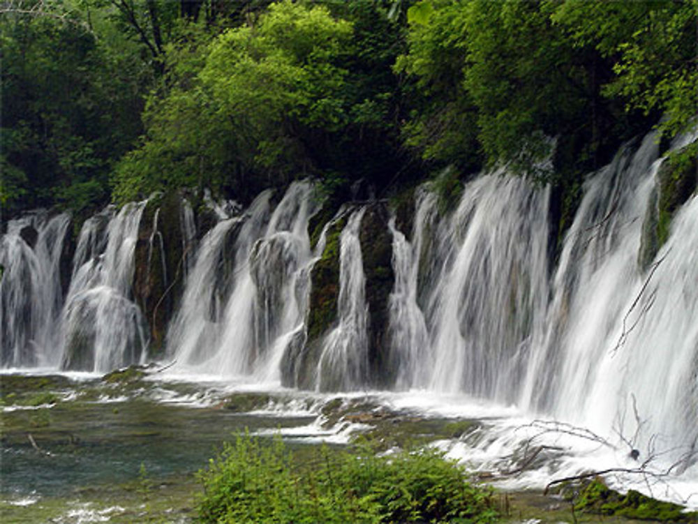 Chutes d'eau à Jiuzaighou