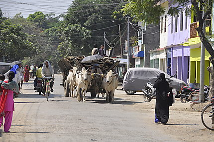 Dans les rues de Lumbini