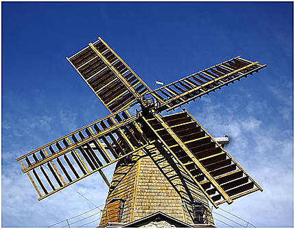 Un moulin sur l'île de Gotland