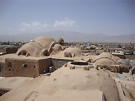 Toits du bazar de Kashan