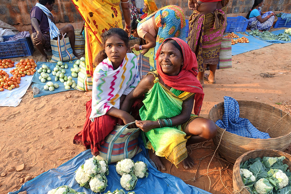 Marché ( Haat ), district de Bastar