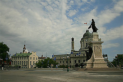 Statue de Samuel de Champlain-Quebec