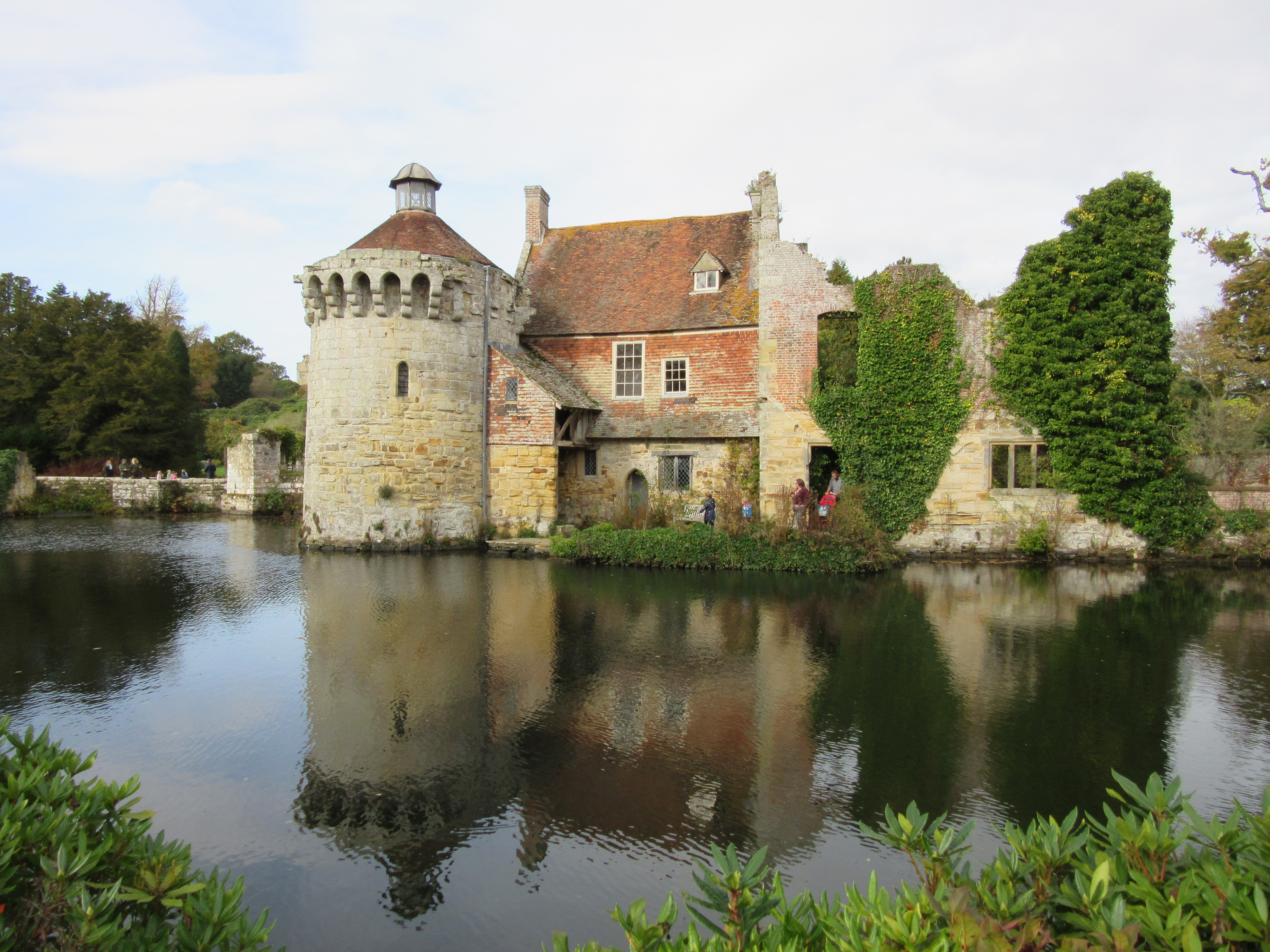 Automne au château de Scotney Automne au château de Scotney