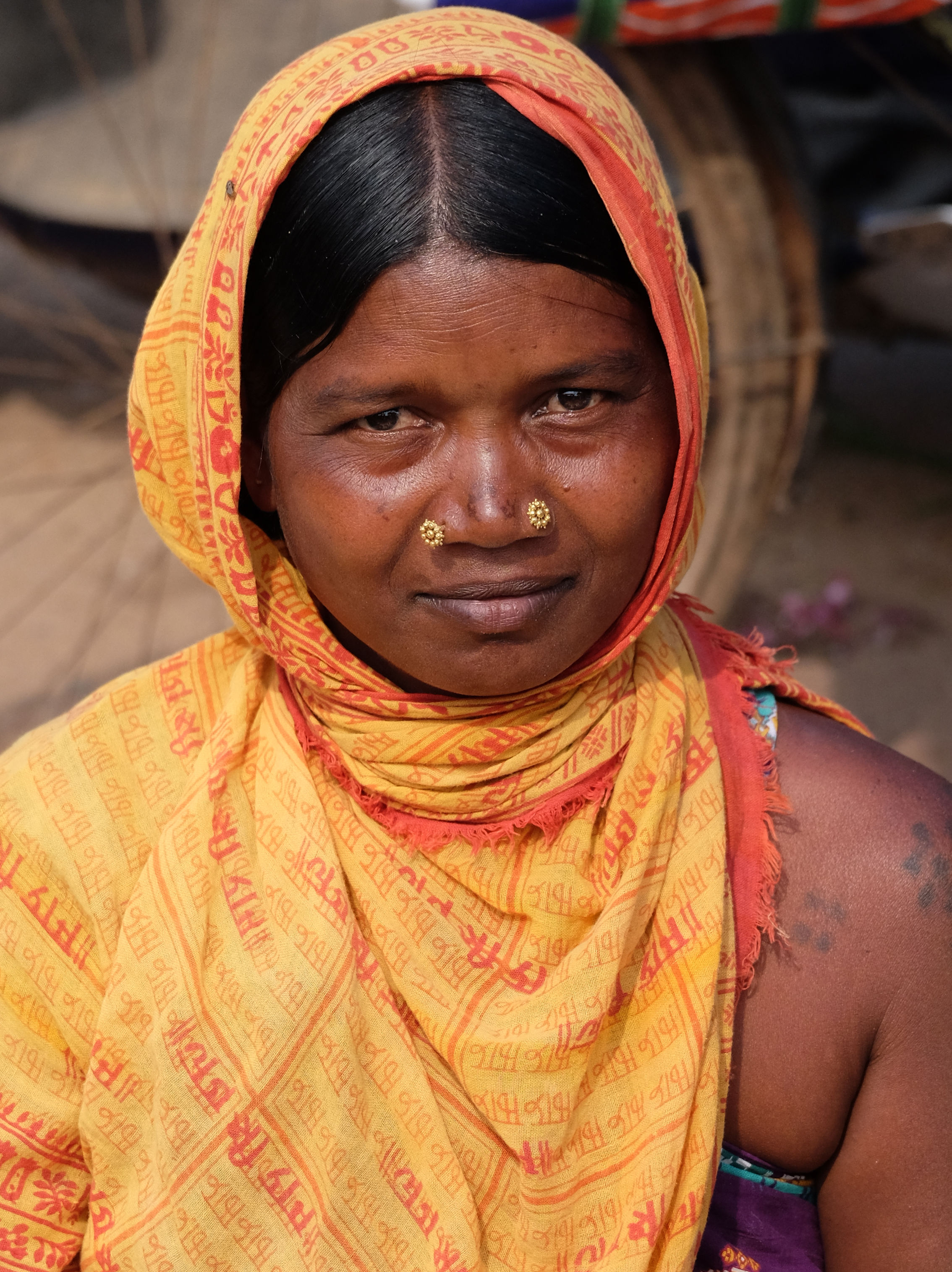 Femme Bhatra dans le district de Bastar