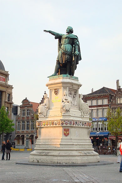 Statue de Jacob Van Artevelde Statue de Jacob Van Artevelde
