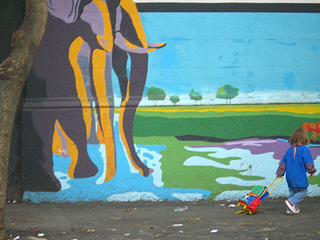 Muralisme : l'enfant et la ville