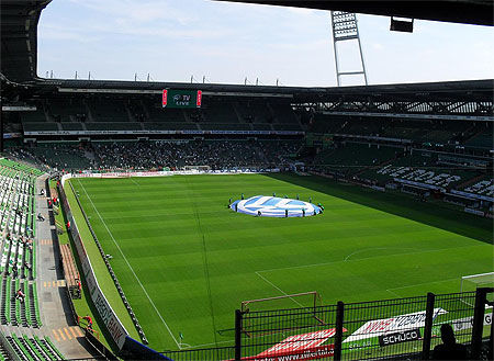 Weserstadion : intérieur