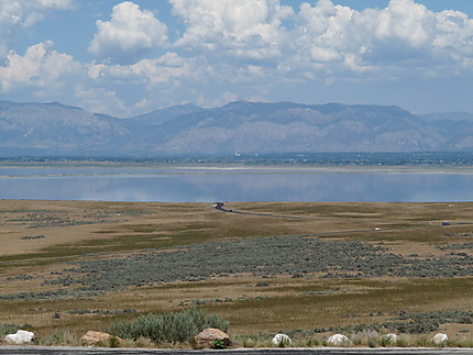 Lac salé de Salt Lake City