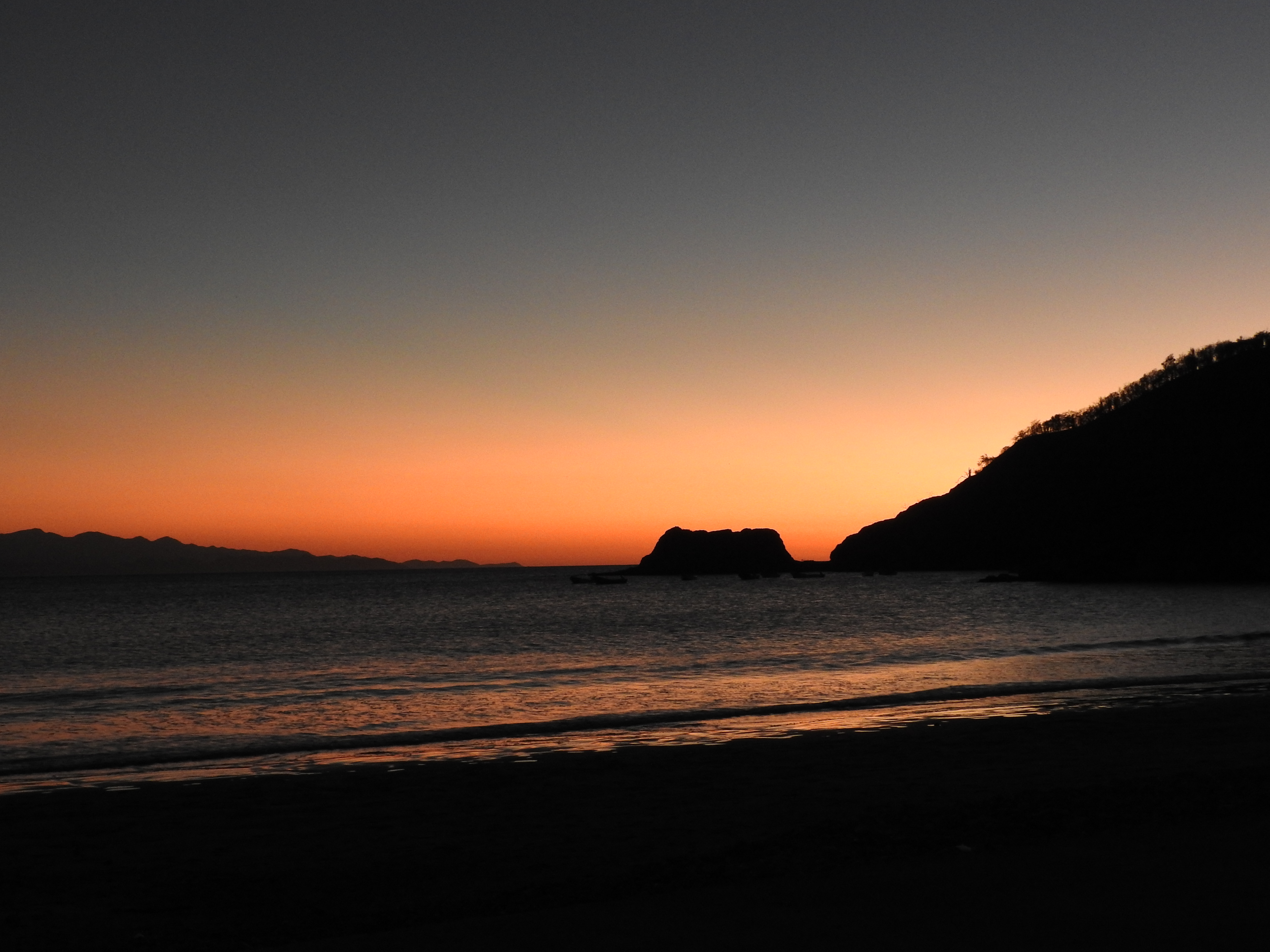 El ostional - Plage soir El ostional - Plage soir
