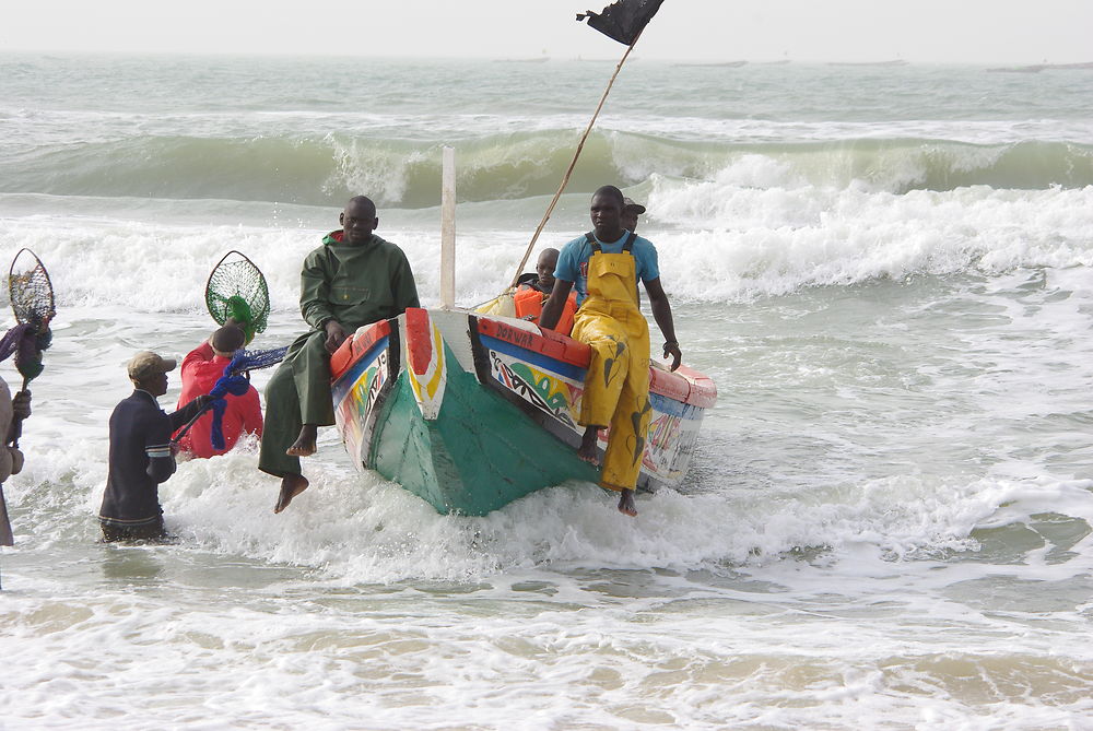 Arrivée des pêcheurs à Fas Boye