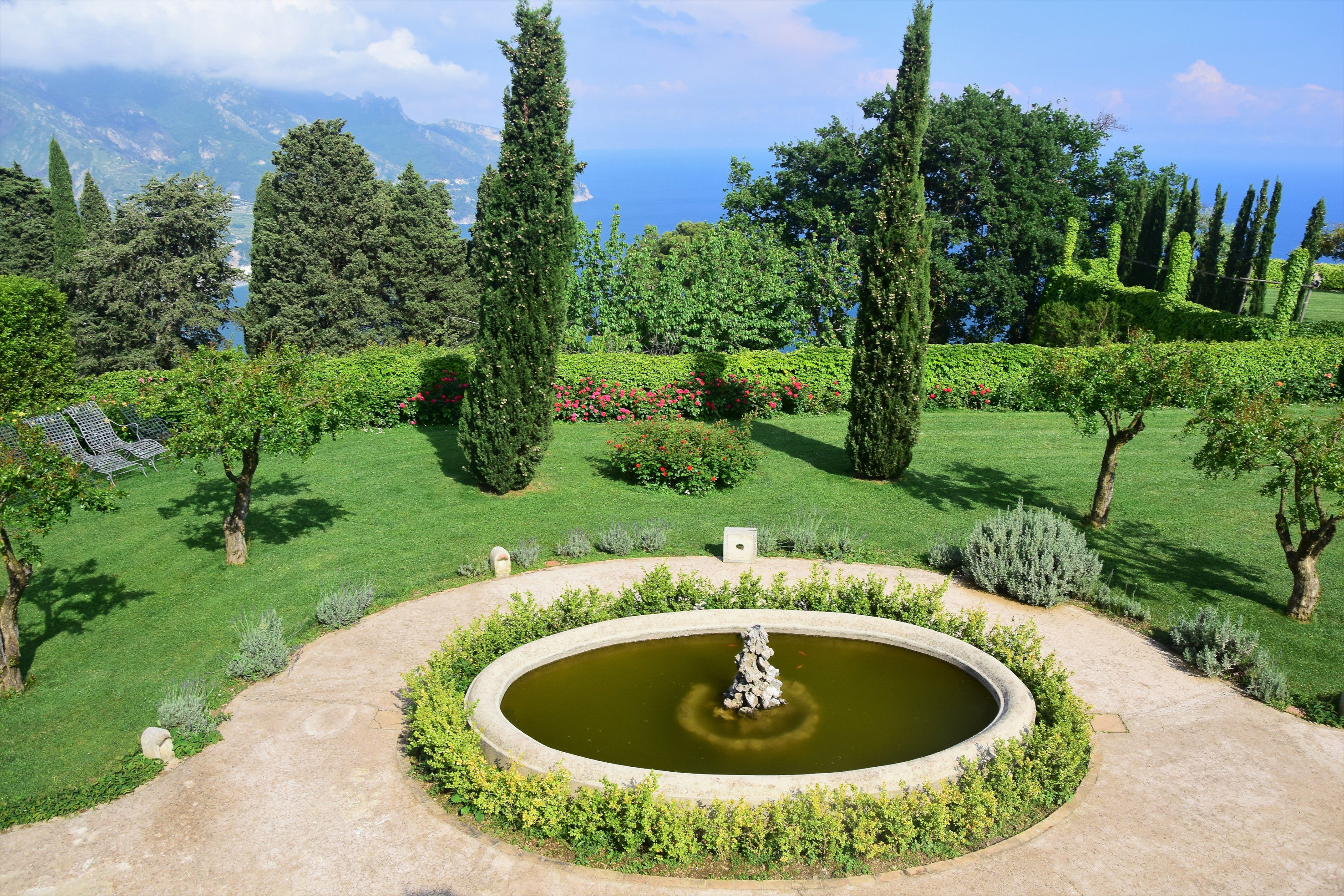 Très beau jardin de la villa Cimbrone