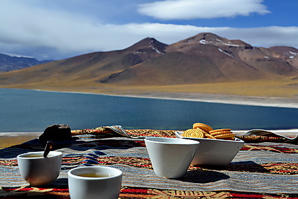 Petit dejeuner à Atacama