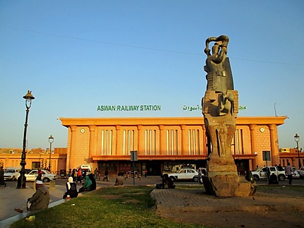 La gare d'Assouan 