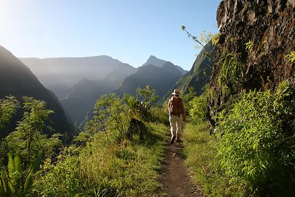Chemin de la canalisation la Réunion
