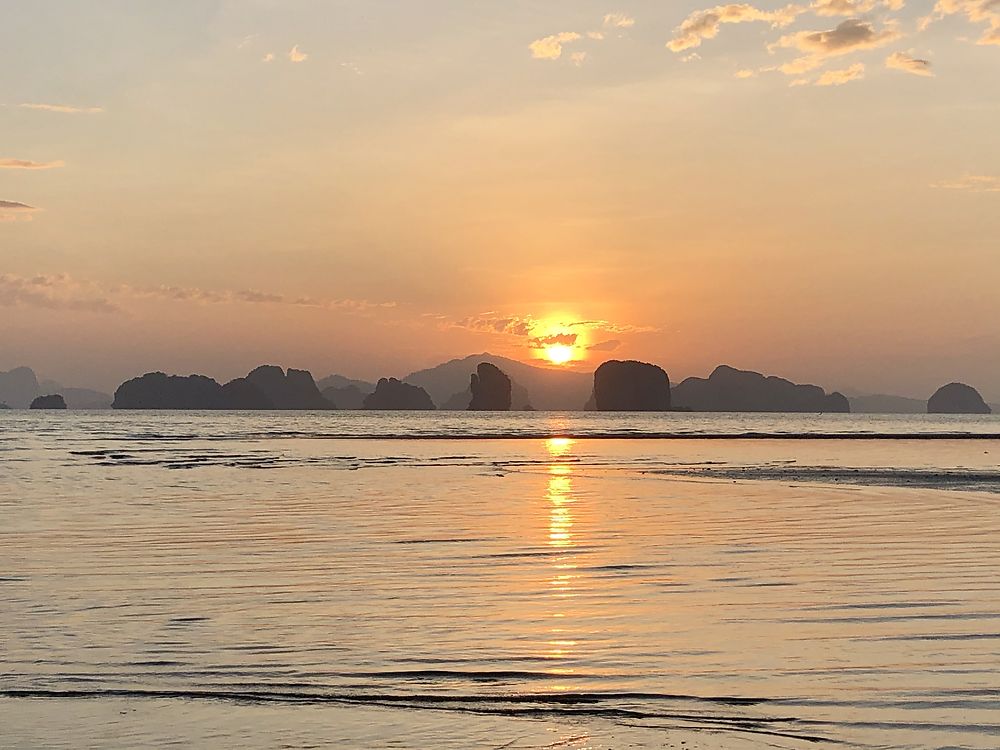 Lever de soleil à Koh Yao Noi