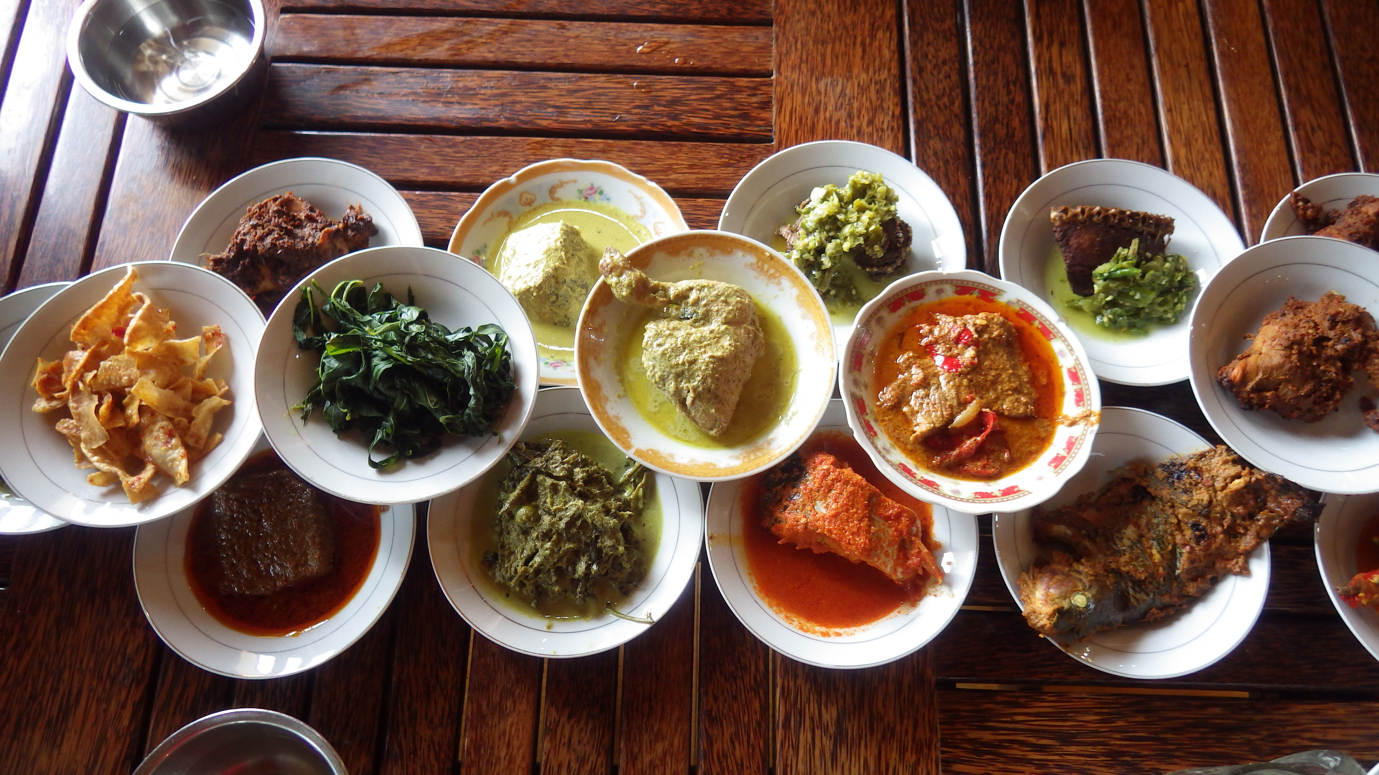 Gastronomie indonésienne à Padang
