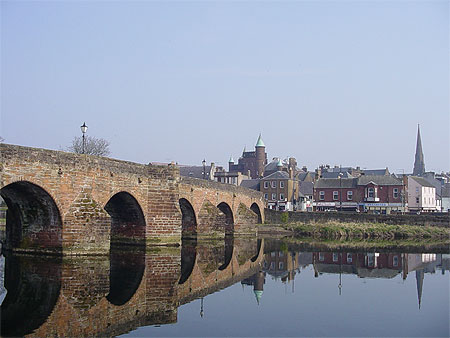 Vue de Dumfries Vue de Dumfries