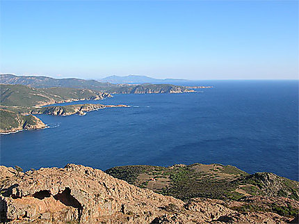 Panorama depuis la tour du Capo Rosso