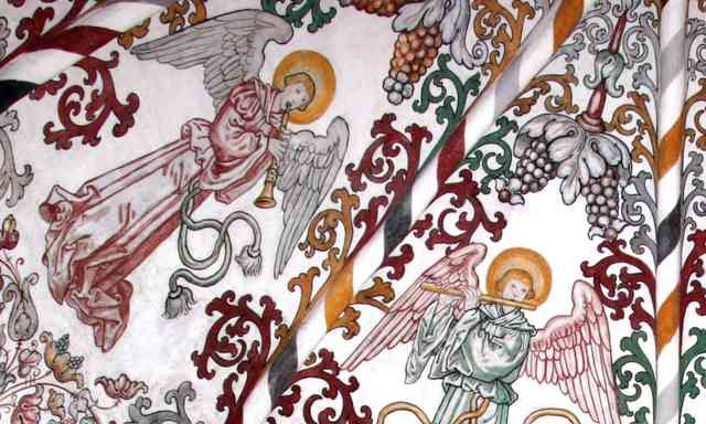 Plafond de l'église de Mogeltonder 