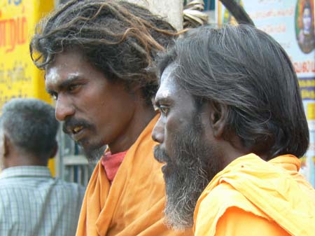 Sadhu à Meenakshi Temple Sadhu à Meenakshi Temple