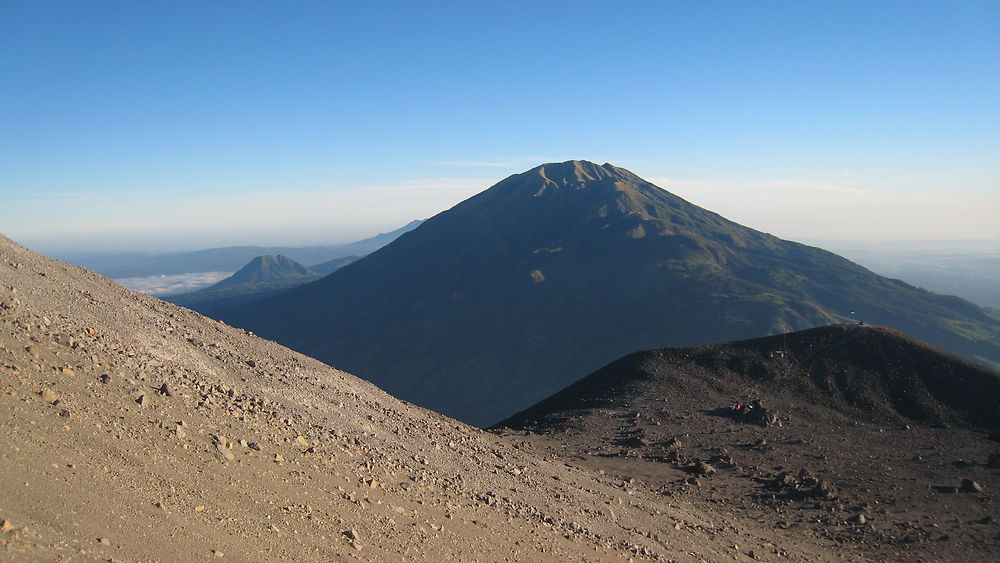 Descente du Merapi