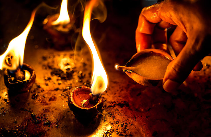Diwali (Fête des Lumières) en Inde