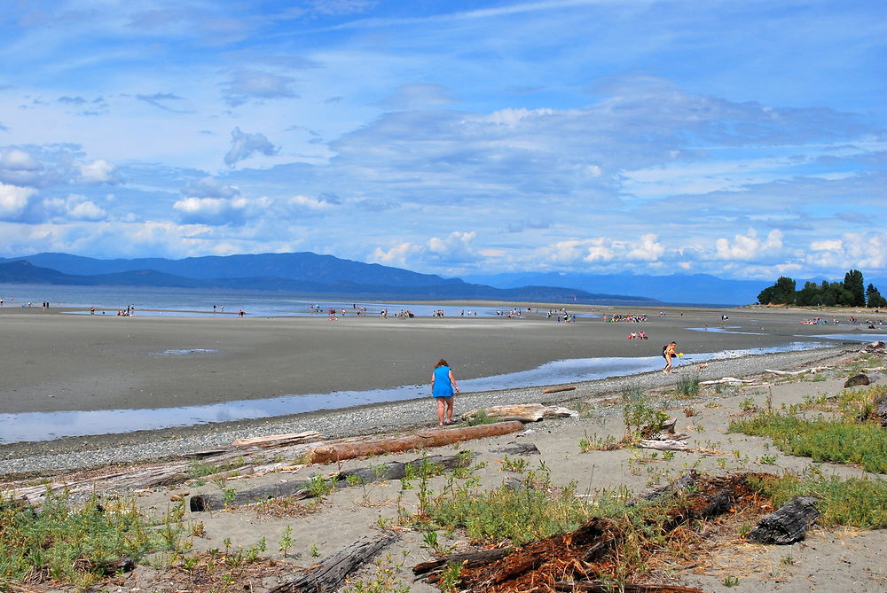 La plage de Parksville