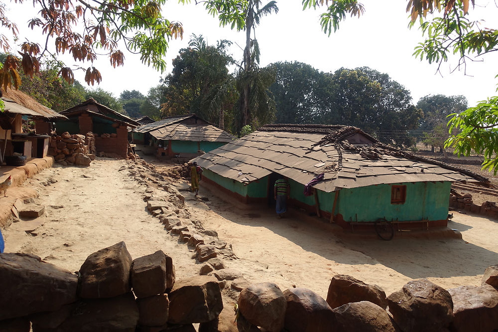 Village de l'éthnie Bison Horn ,district de Bastar