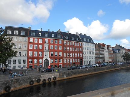 Vue sur les quais de Copenhague