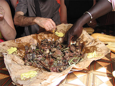 Repas à la dibiterie Repas à la dibiterie