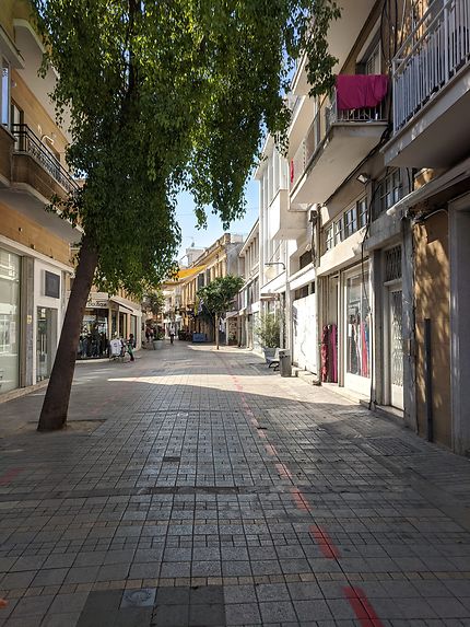 Rue piétonne de Nicosie