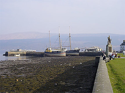 Marée basse à Inveraray