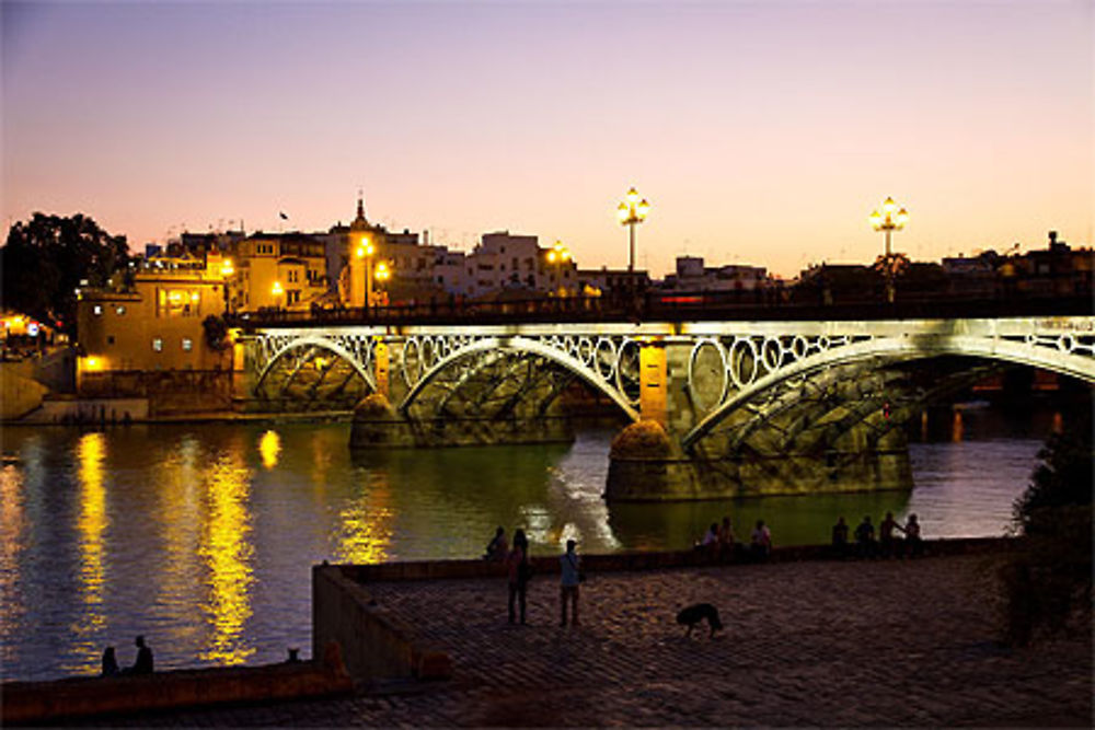 Pont de Triana la nuit