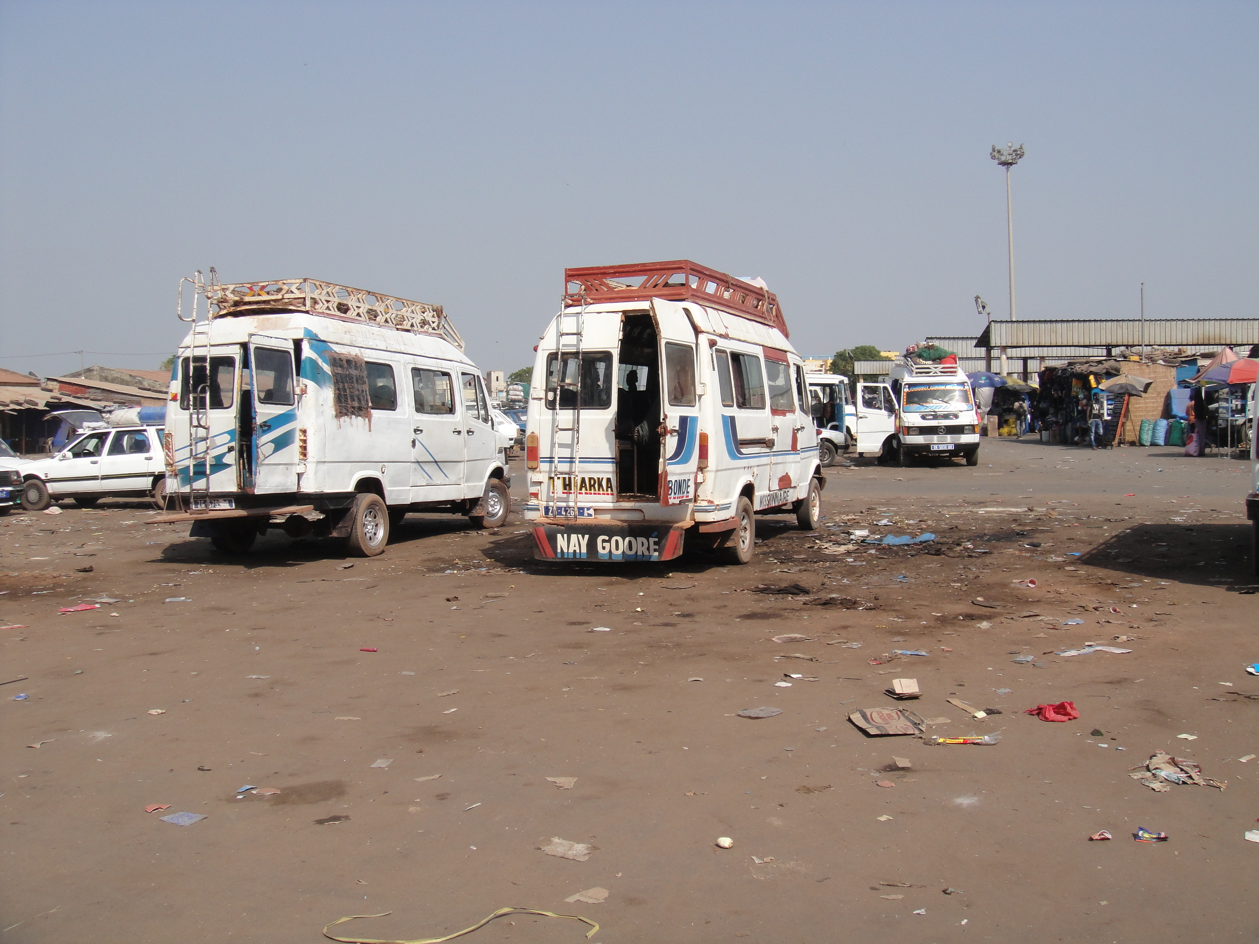 La gare routière de Ziguinchor La gare routière de Ziguinchor
