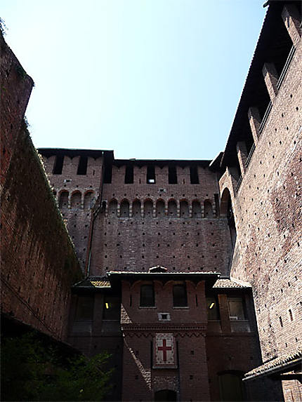 Intérieur du château des Sforza