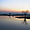 Crépuscule sur le lac Taungthaman