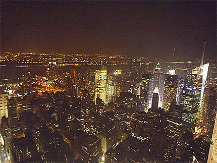 Vue de Times Square par en haut