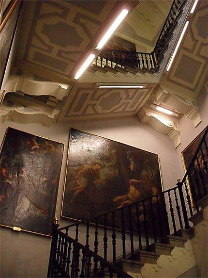 Intérieur de l'Académie Royale des Beaux-Arts