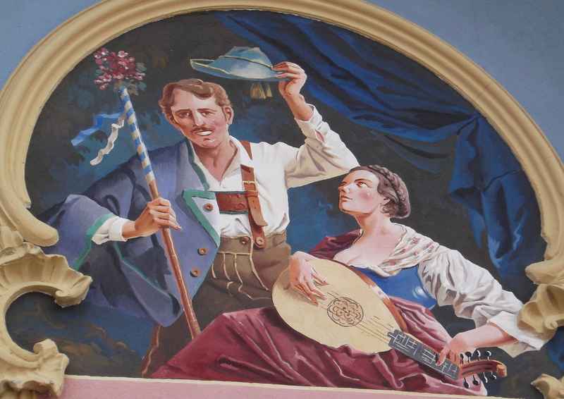 Décoration murale à Mittenwald Décoration murale à Mittenwald