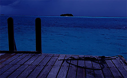 Maldives au crépuscule