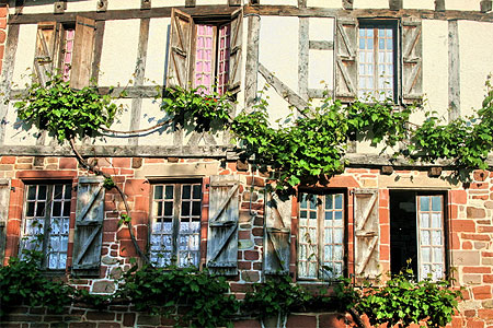 Maison de Meyssac à pans de bois Maison de Meyssac à pans de bois