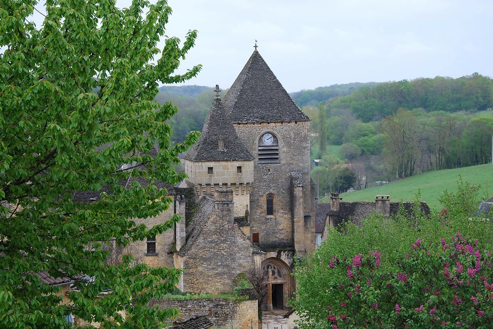 St Geniès et ses toits de lauzes