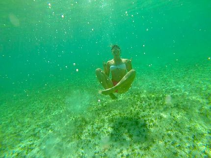 Yoga sous l’eau