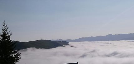 Mer de nuages dans les Pyrénées