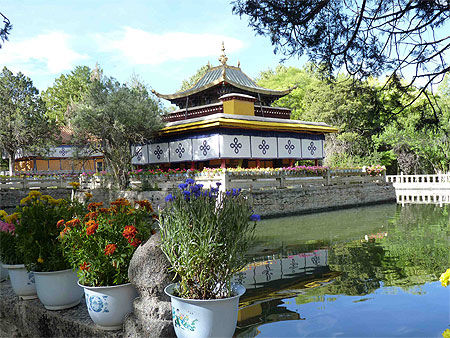 Parc du Norbulingka - Temple 
