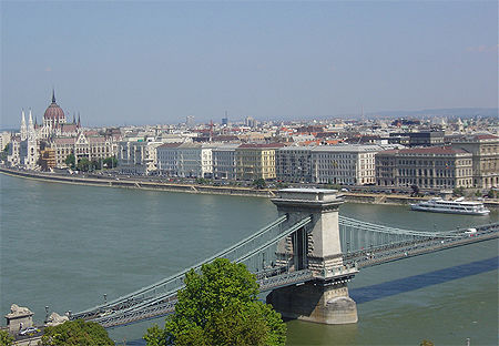 Le Danube et sa rive gauche, Pest 